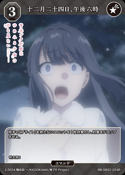 十二月二十四日、午後六時 【BB-SBS2-024R】